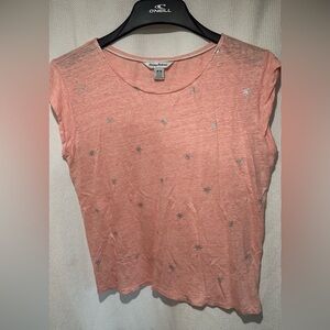 Tommy Bahama 100% Linen Women's Pink Top